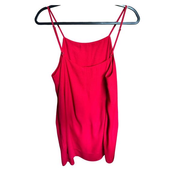NWT Camille Reformation Rowe Laurien Dress Sleeveless Cherry Red Size Large - Picture 4 of 11
